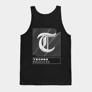 Techno Producer "T" Tank Top